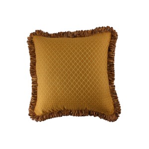 Classic modern silk cushion with diamond pattern design, decorative couch /bed throw pillow 