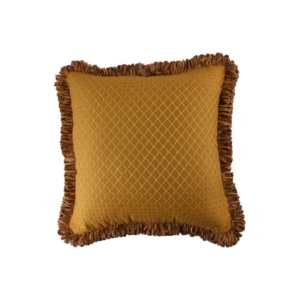 Classic modern silk cushion with diamond pattern design, decorative couch /bed throw pillow 
