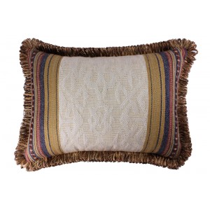 Luxurious modern wide handmade cotton cushion