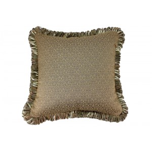 Luxury embossed pattern cushion - classic /modern throw pillow with hidden zipper