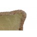 Classic luxurious cotton throw pillow, decorative cushion with hidden zipper