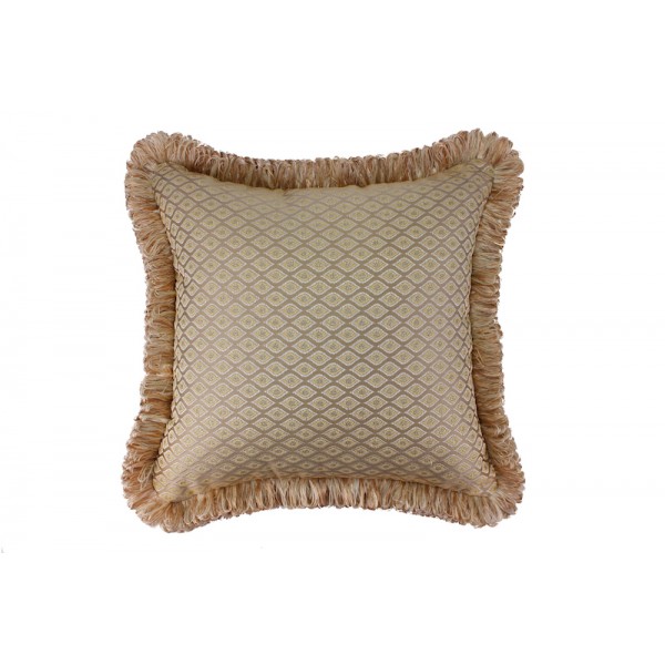 Classic modern silk cushion with diamond pattern design, decorative couch /bed throw pillow 
