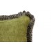 Luxury tasseled soft cushion, velvet throw pillow